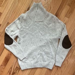 Chaps Elbow Patch Sweater
